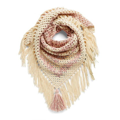 Caron Granny Fade Crochet Shawl Single Size