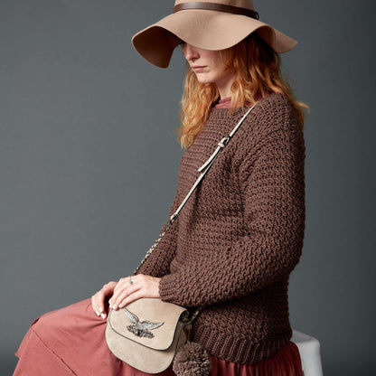 Caron Big Easy Crochet Pullover XS/S