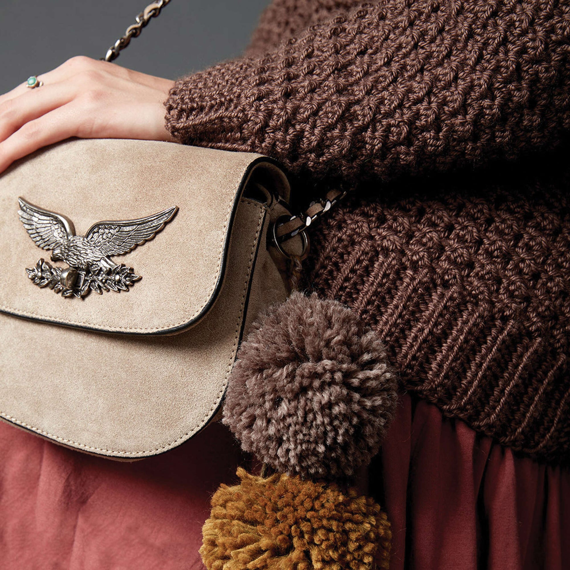 Caron Big Easy Crochet Pullover