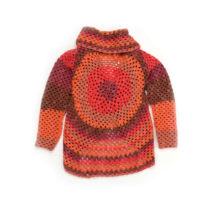 Caron Granny Stripes Crochet Cardigan L