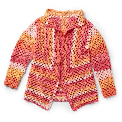 Caron Directional Granny Crochet Cardigan 2XL/3XL