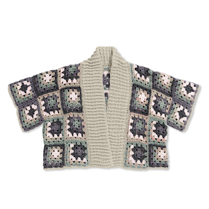 Caron X Pantone Crochet Kimono Cardigan XS-L