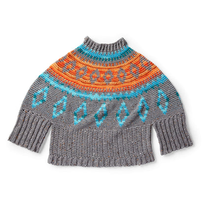 Caron Diamond Days Crochet Swoncho M