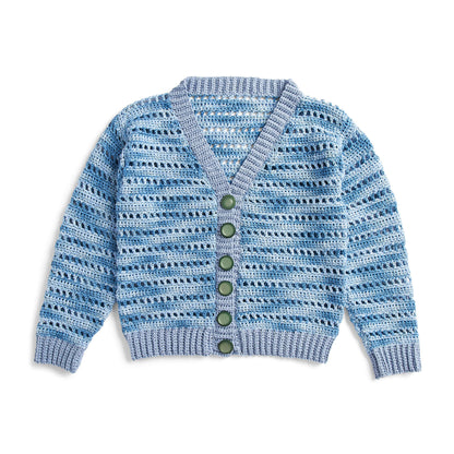 Caron Summer Evening Crochet Cardigan L