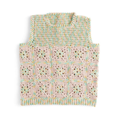 Caron Crochet Granny Squares Tank Caron Crochet Granny Squares Tank