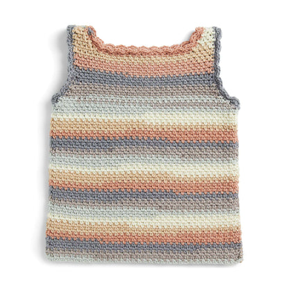 Caron Classic Crochet Tank Top Crochet Top made in Caron Blossom Cakes Yarn