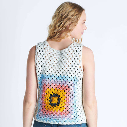 Caron Crochet Granny Tank 2/3 XL