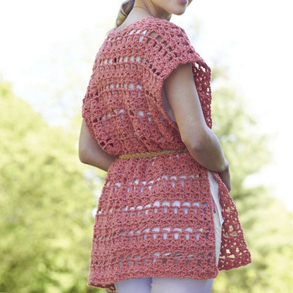 Caron Crochet Short Ruana XL