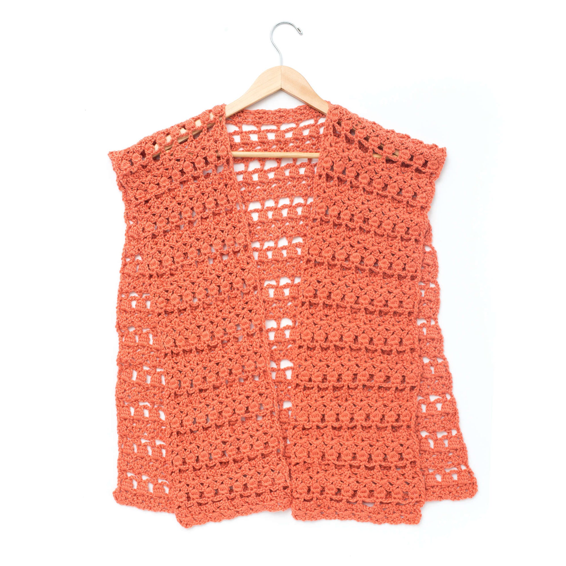 Free Caron Short Ruana Crochet Pattern | Yarnspirations