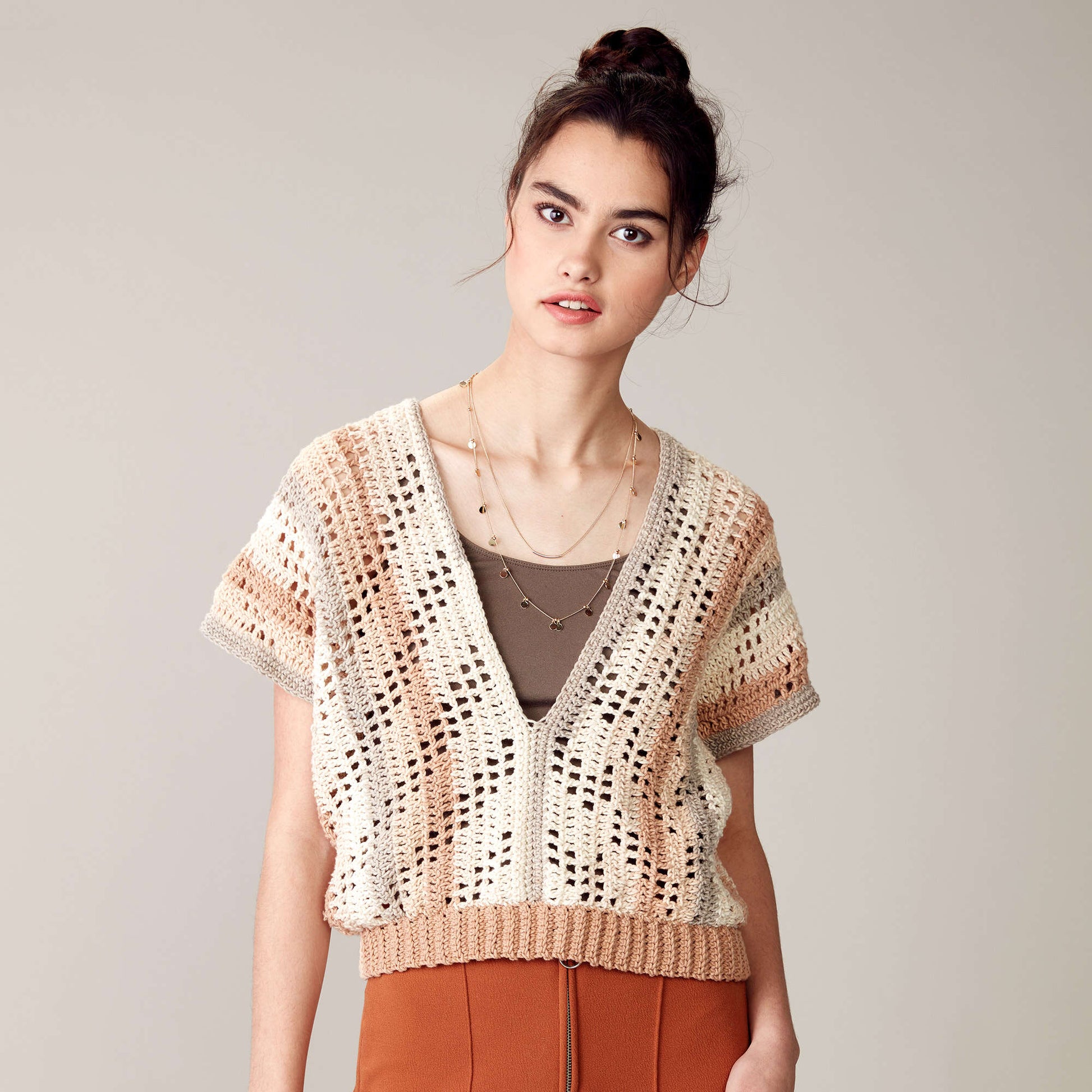 Caron Summer Breeze Crochet Top XS/S/M