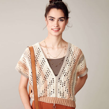 Caron Summer Breeze Crochet Top XS/S/M