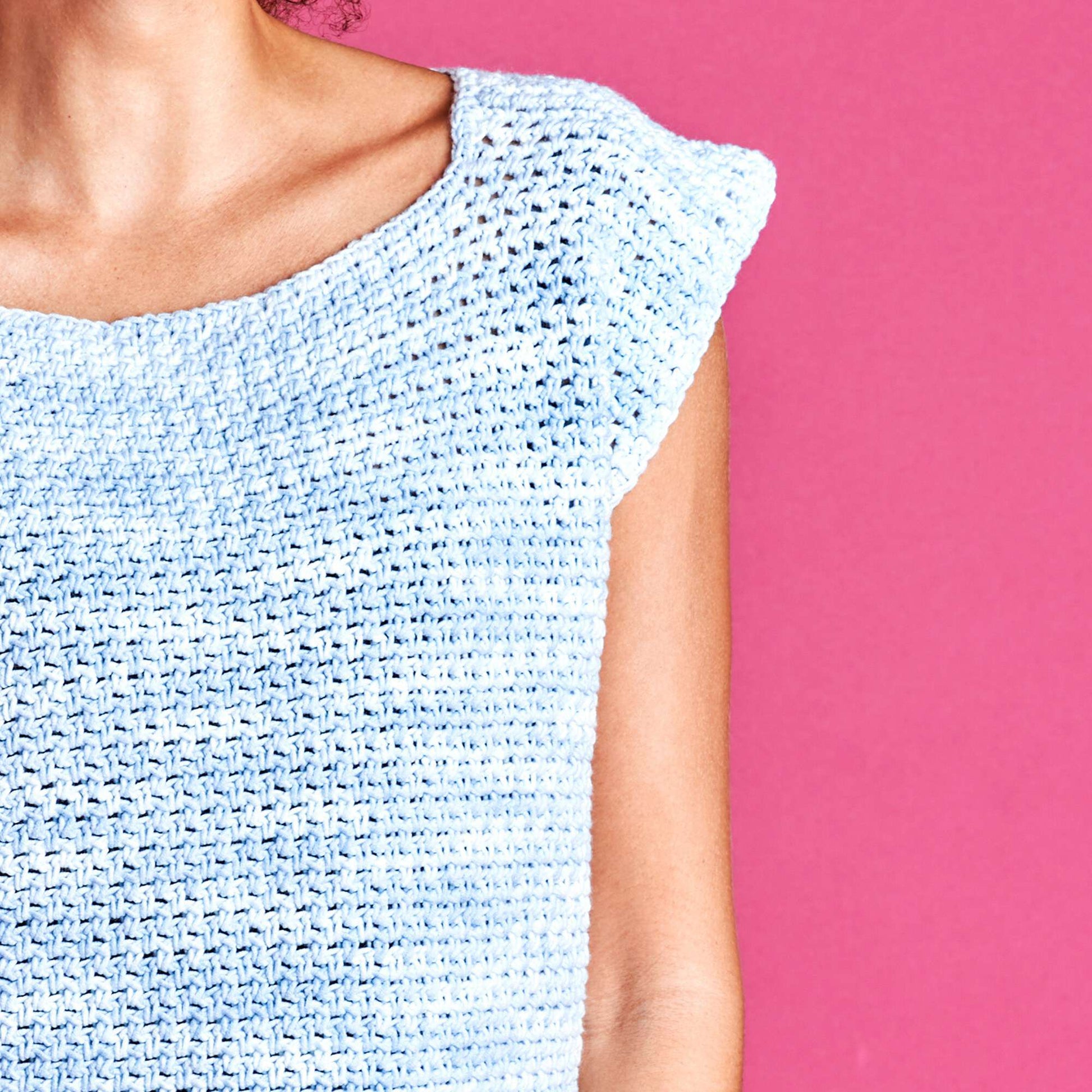 Free Caron Crochet Tee-top Pattern