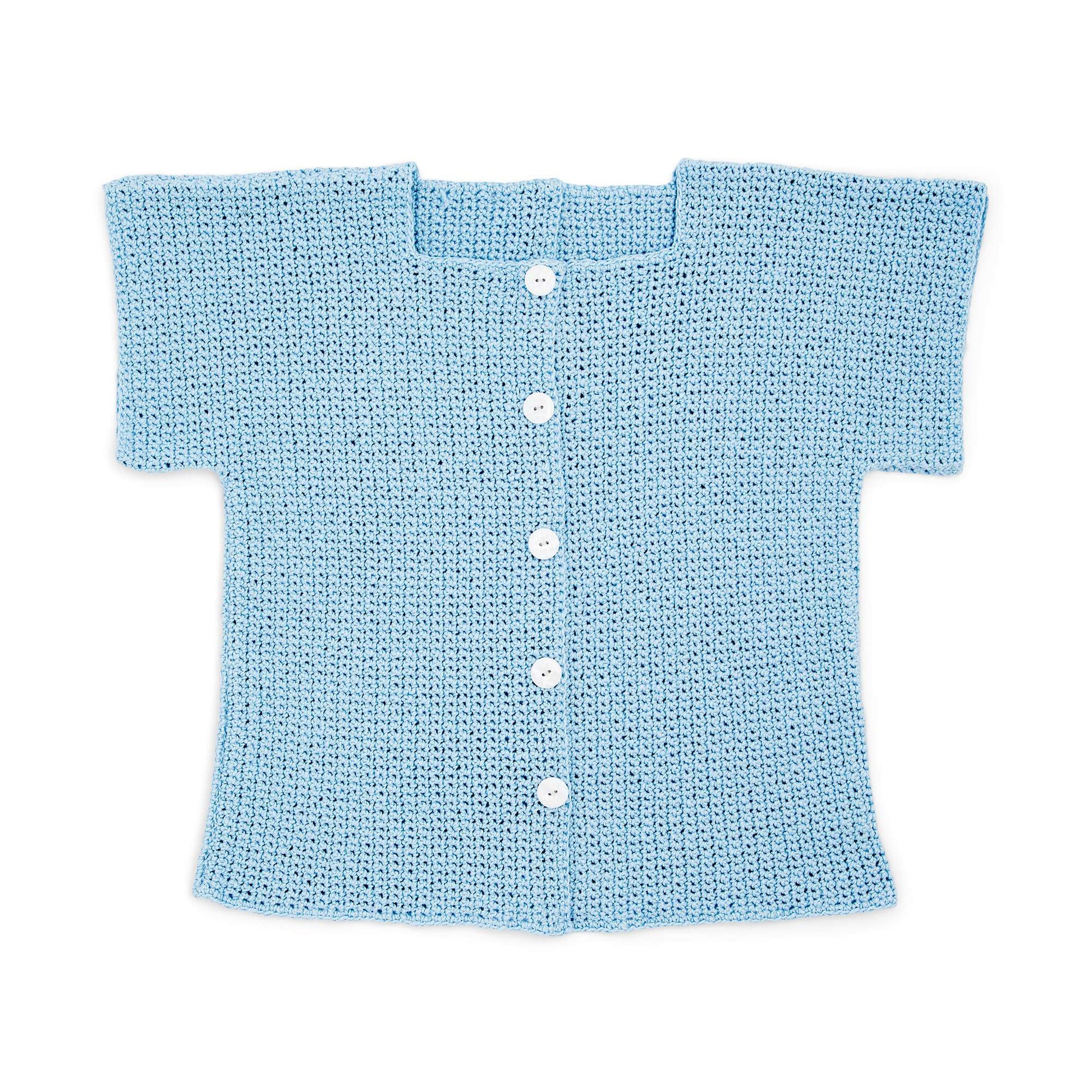 Free Caron Button Up Crochet Top Pattern