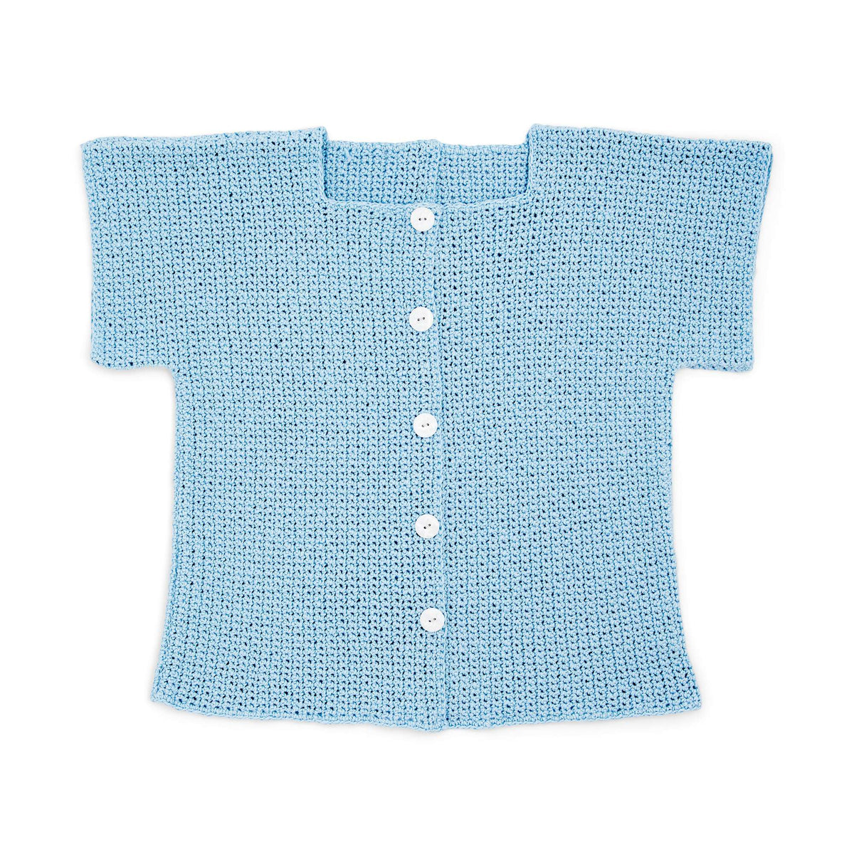 Crochet Top made in Caron Cotton Ripple Cakes yarn