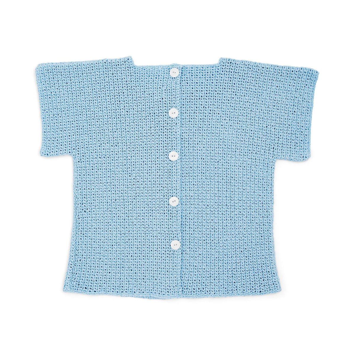 Crochet Top made in Caron Cotton Ripple Cakes yarn