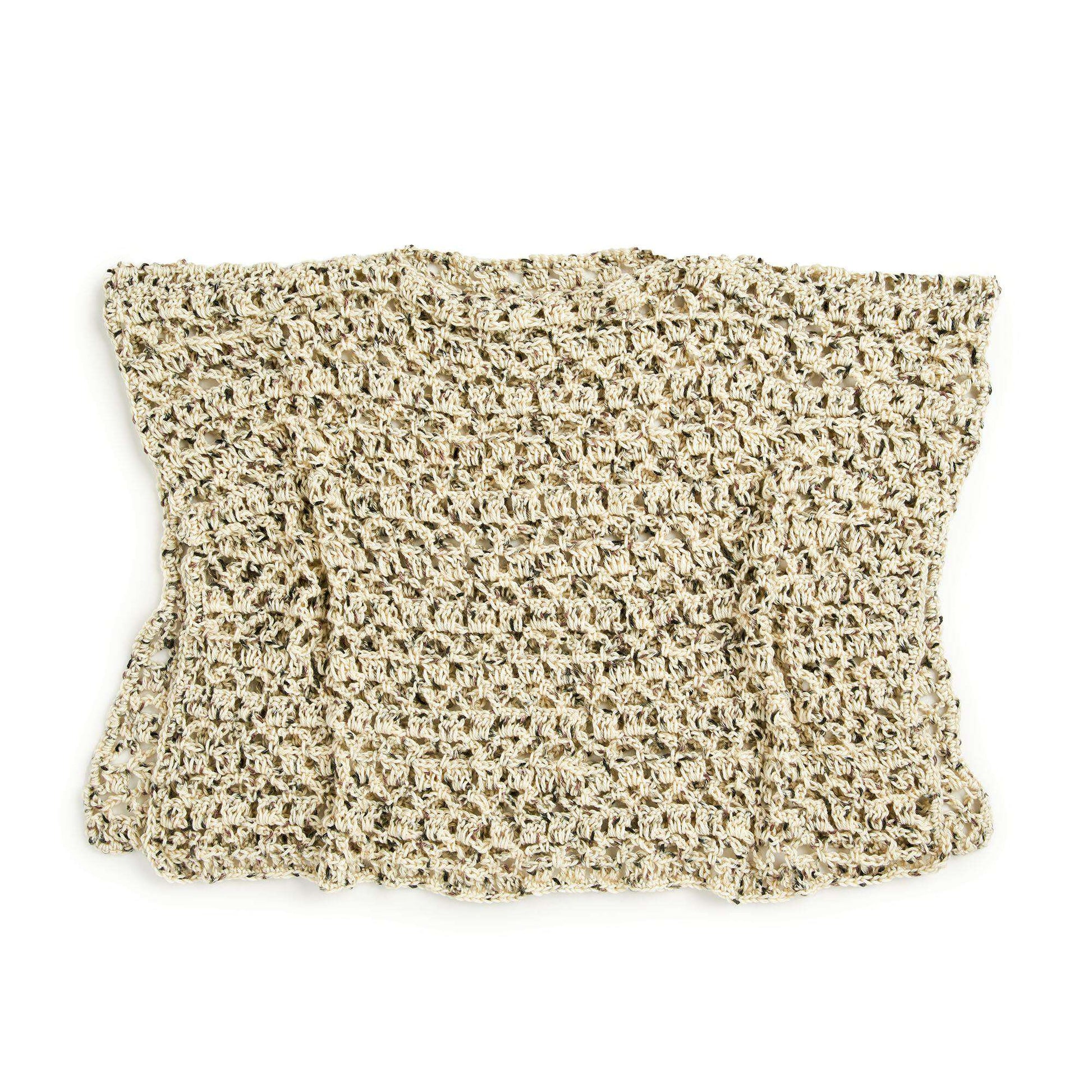Caron Garden Party Crochet Poncho 3/4/5XL