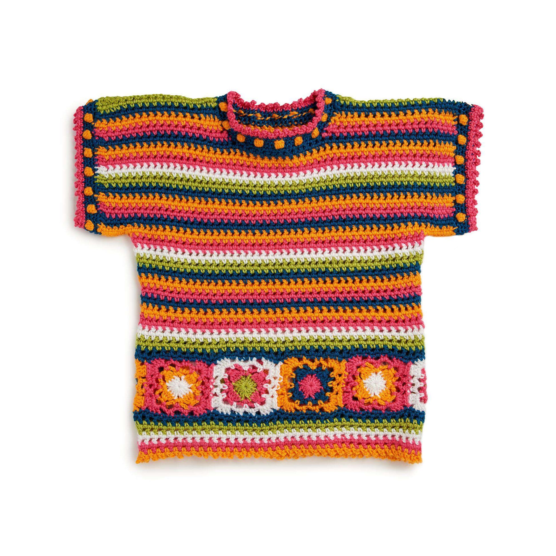 Free Caron In Living Color Crochet Top Pattern