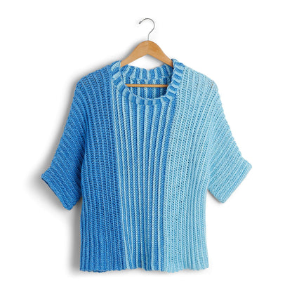 Caron Side-to-Side Crochet Top M