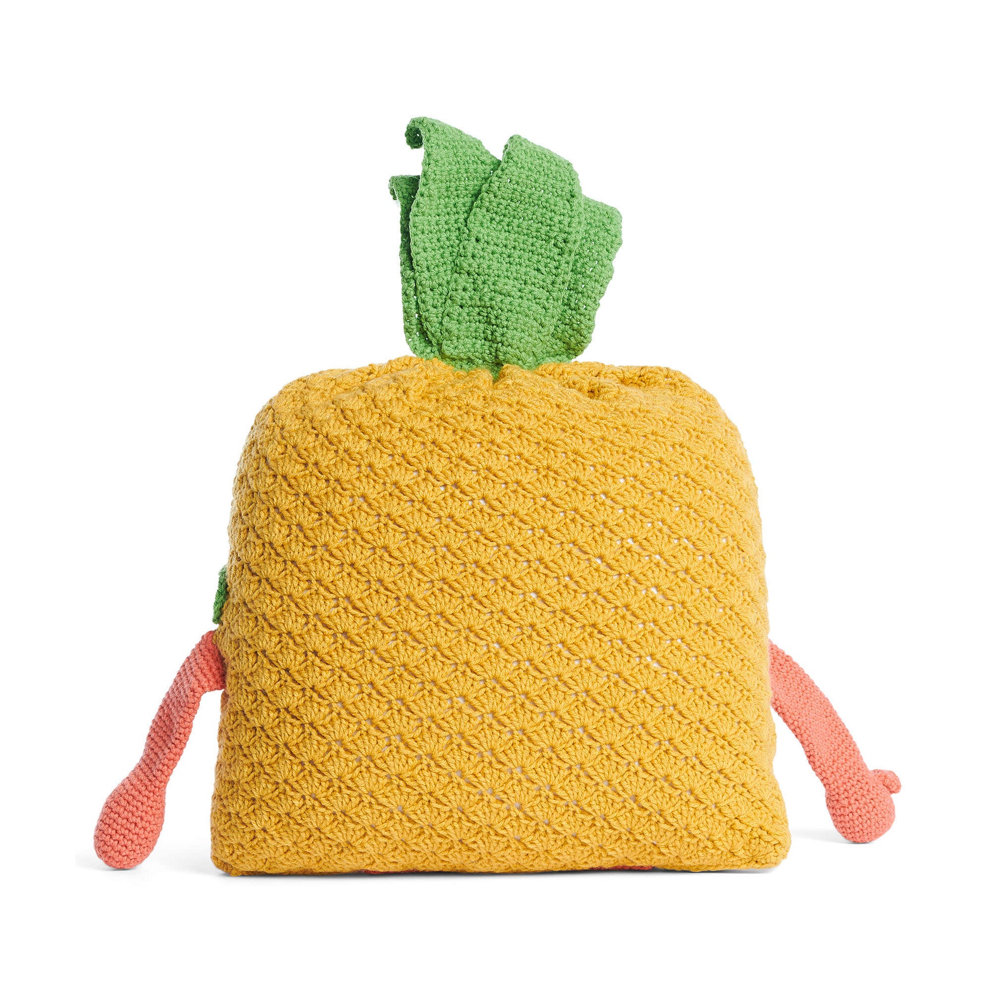 Free Caron Pineapple Crochet Study Buddy Pattern