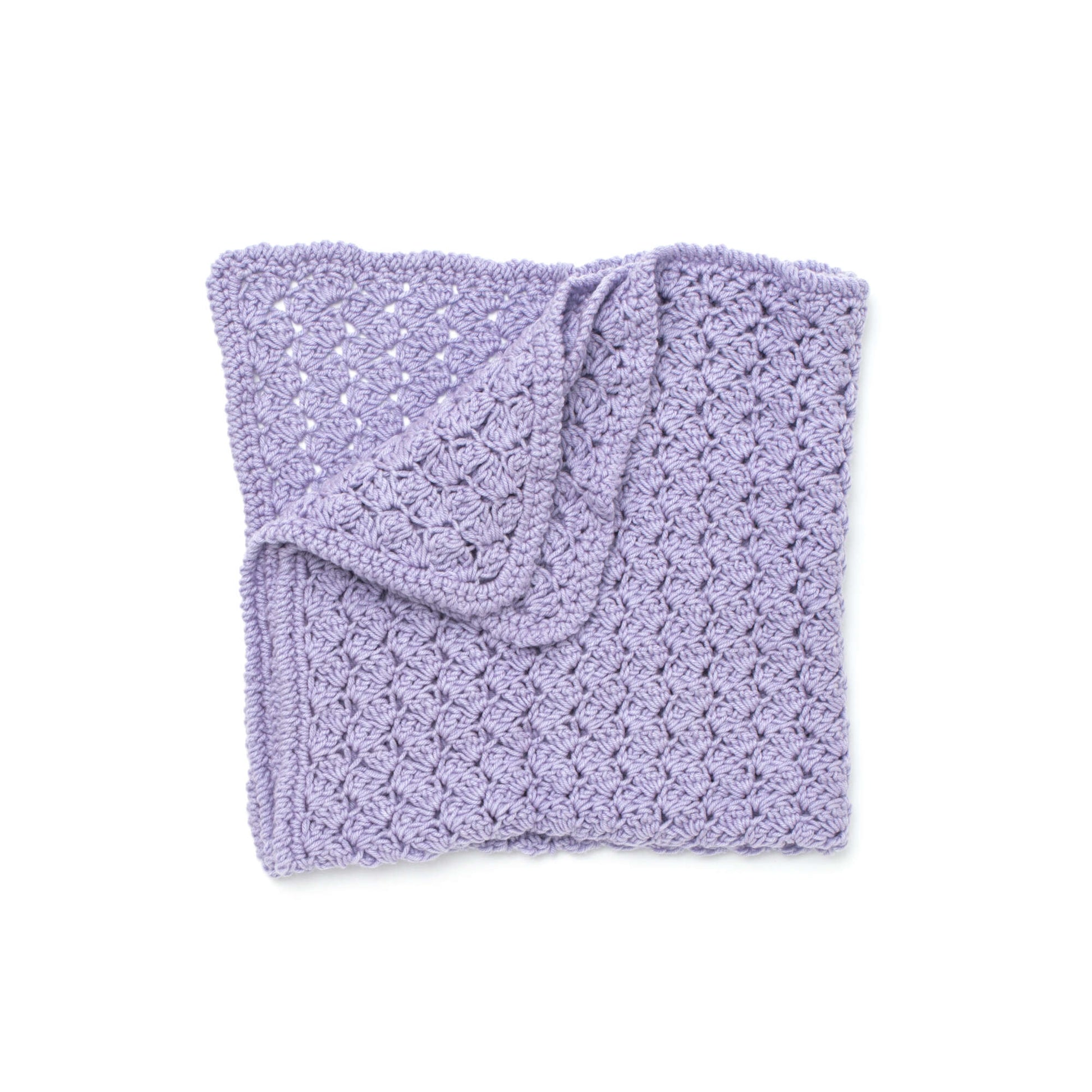 Free Caron Textured Crochet Baby Blanket Pattern