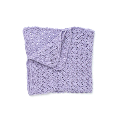 Caron Textured Crochet Baby Blanket Single Size