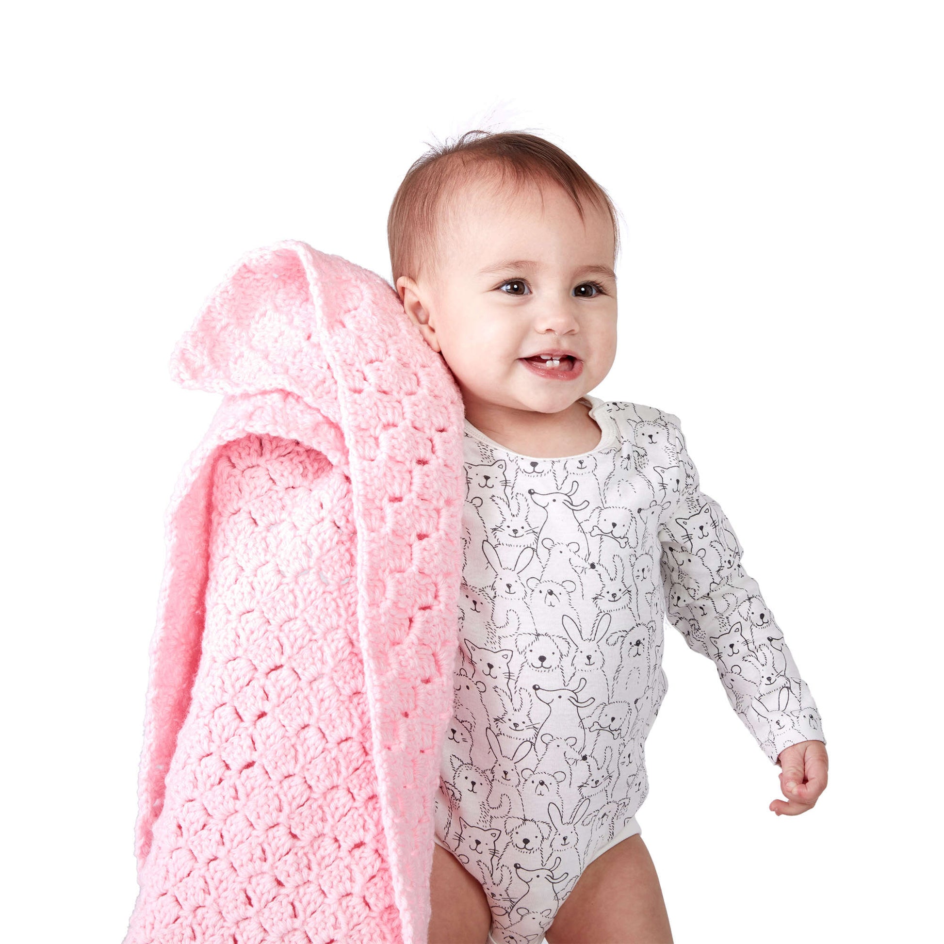 Free Caron Baby Blocks Crochet Blanket Pattern