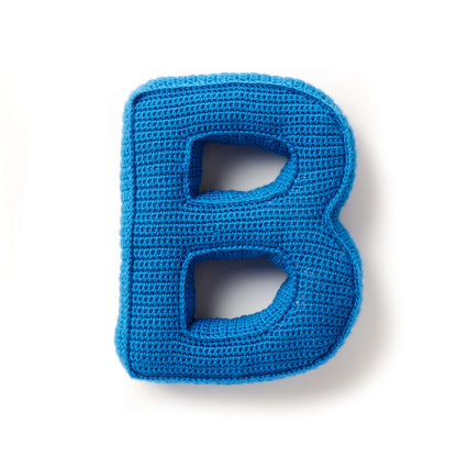 Caron ABC's & 123's Crochet Pillows Letter B