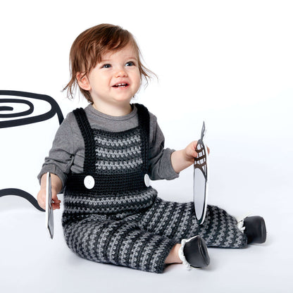 Caron Crochet Funny Dungarees 18 mos