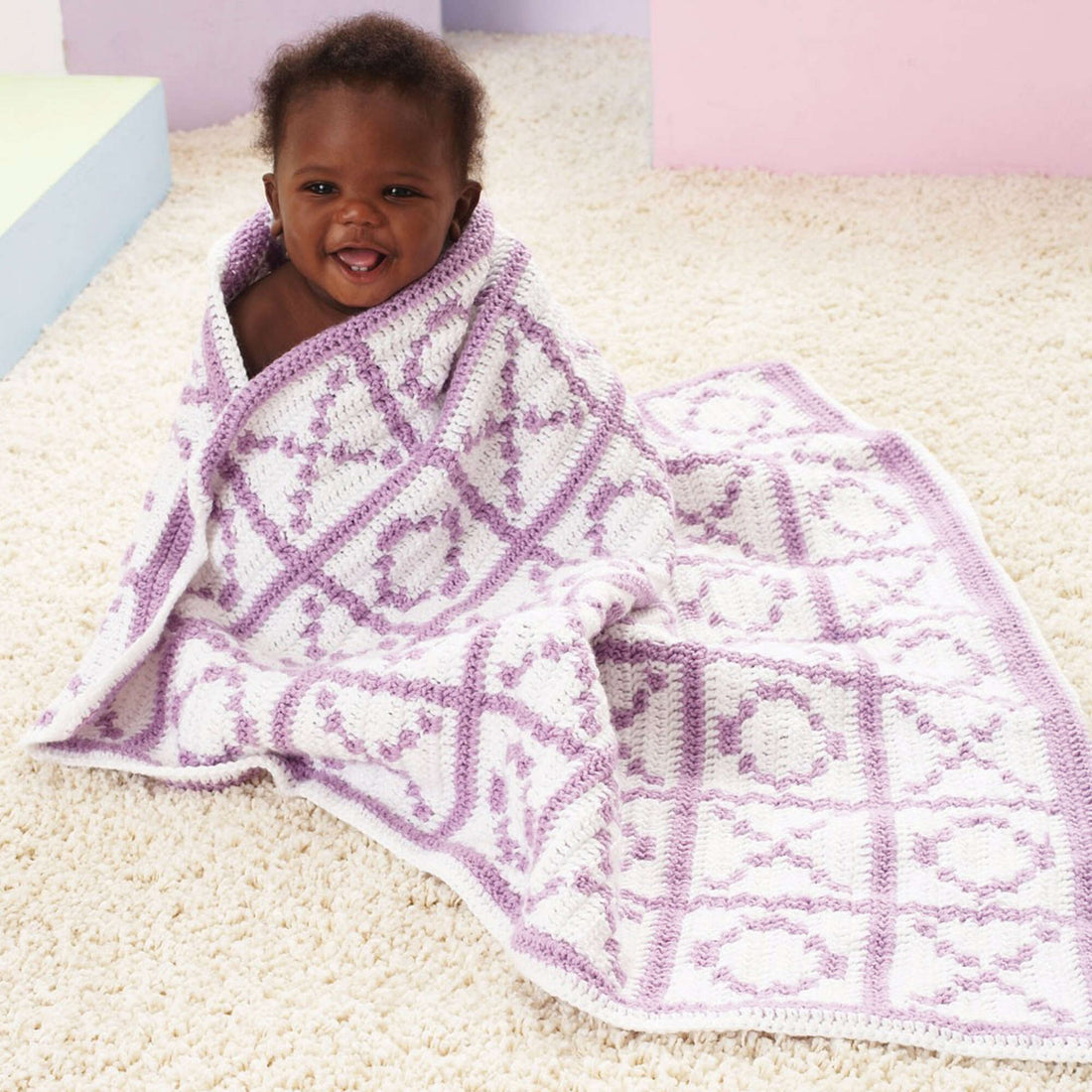 Free Caron Hugs & Kisses Crochet Blanket Pattern Yarnspirations