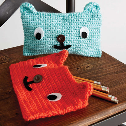 Caron Crochet Grin And Bear It Case Orange