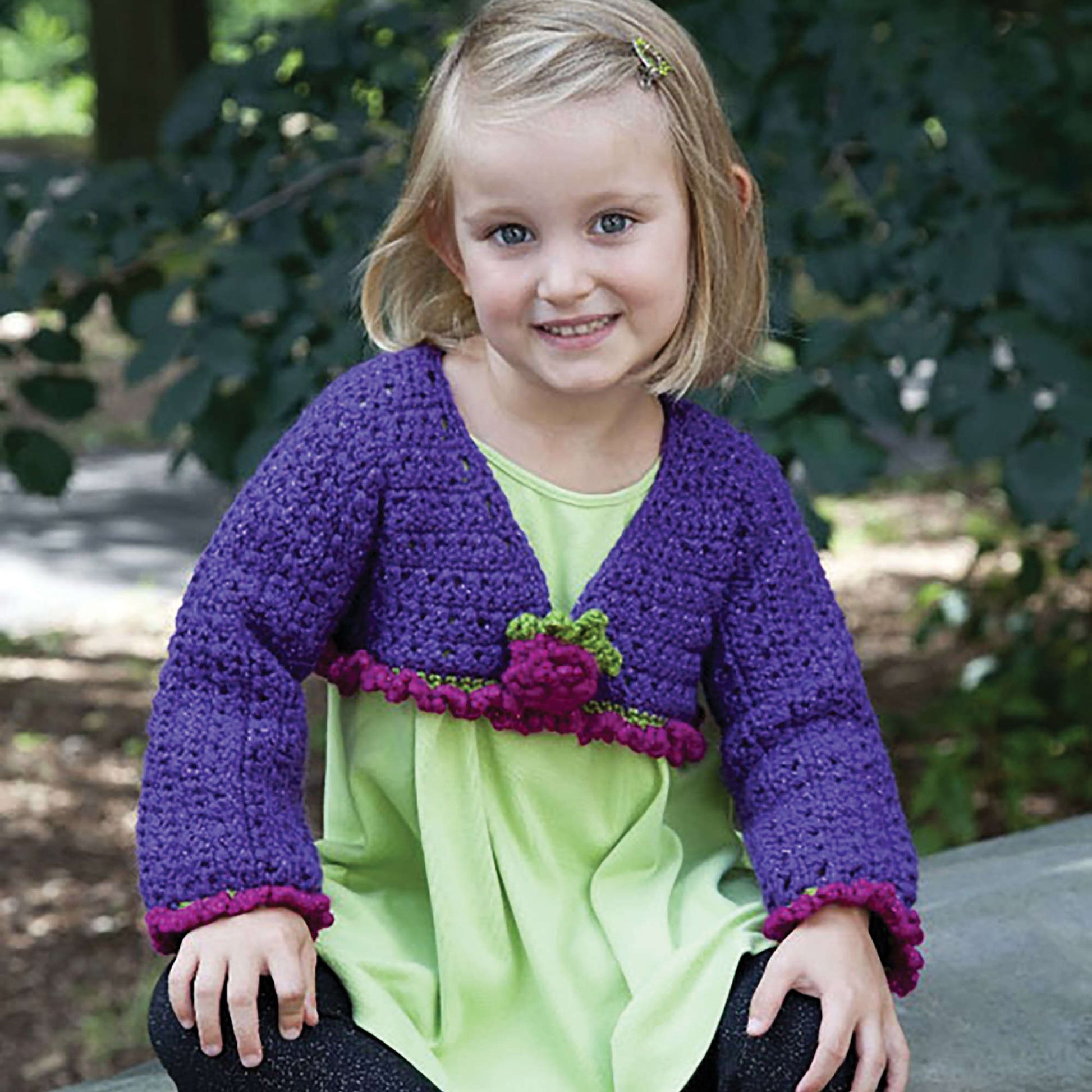 Free Caron Fancy Girl Top Crochet Pattern