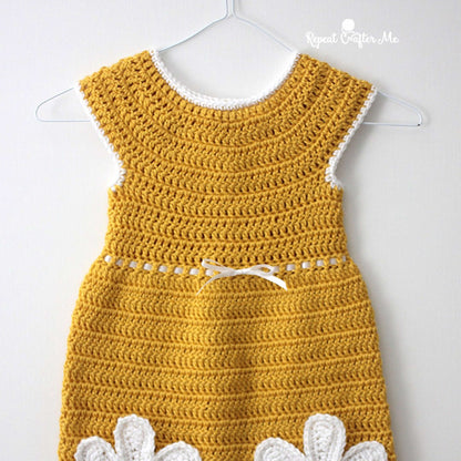 Caron Crochet Daisy Dress Single Size