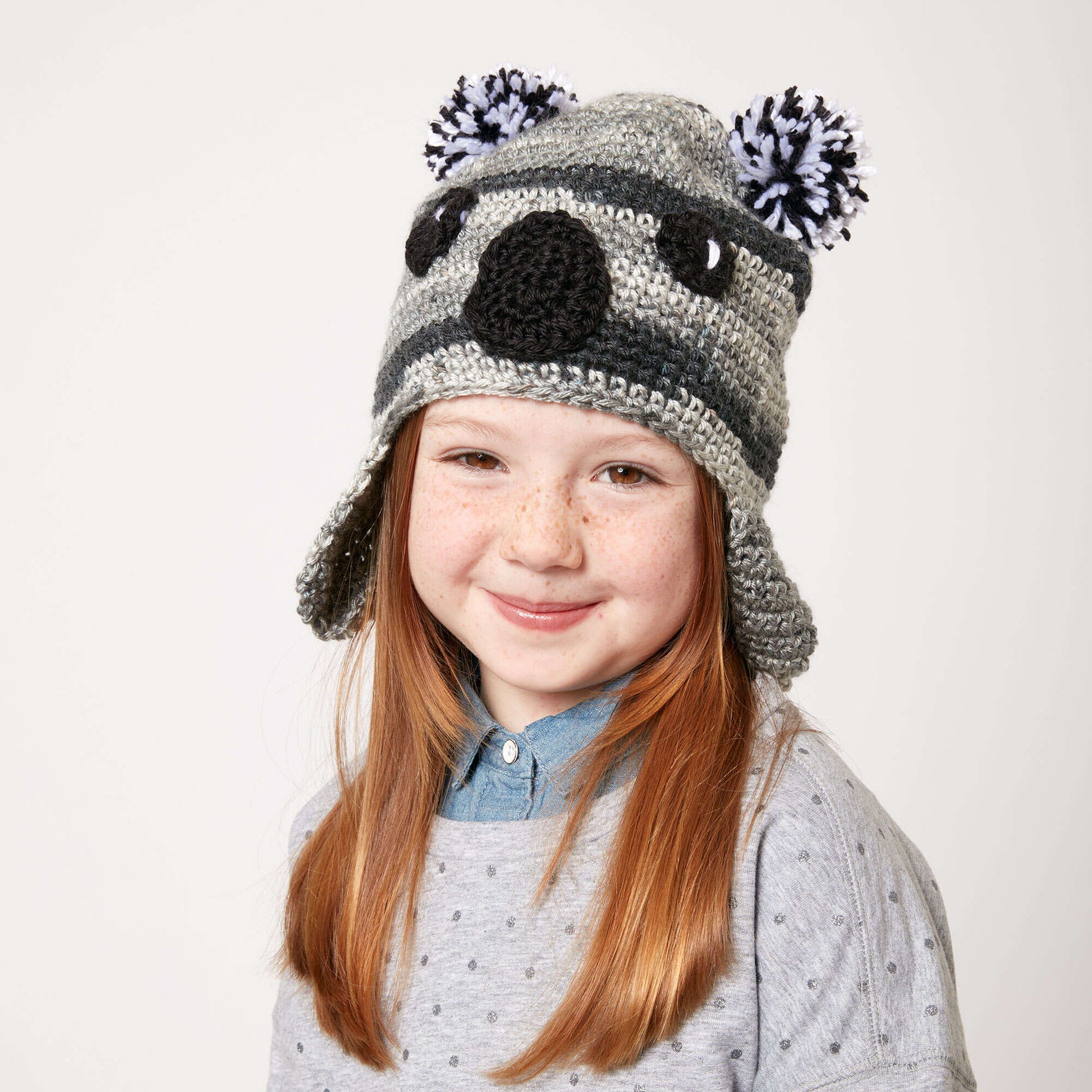 Free Caron Koala-ty Hat Crochet Pattern