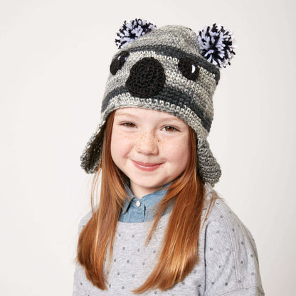 Caron Koala-ty Hat Crochet Single Size