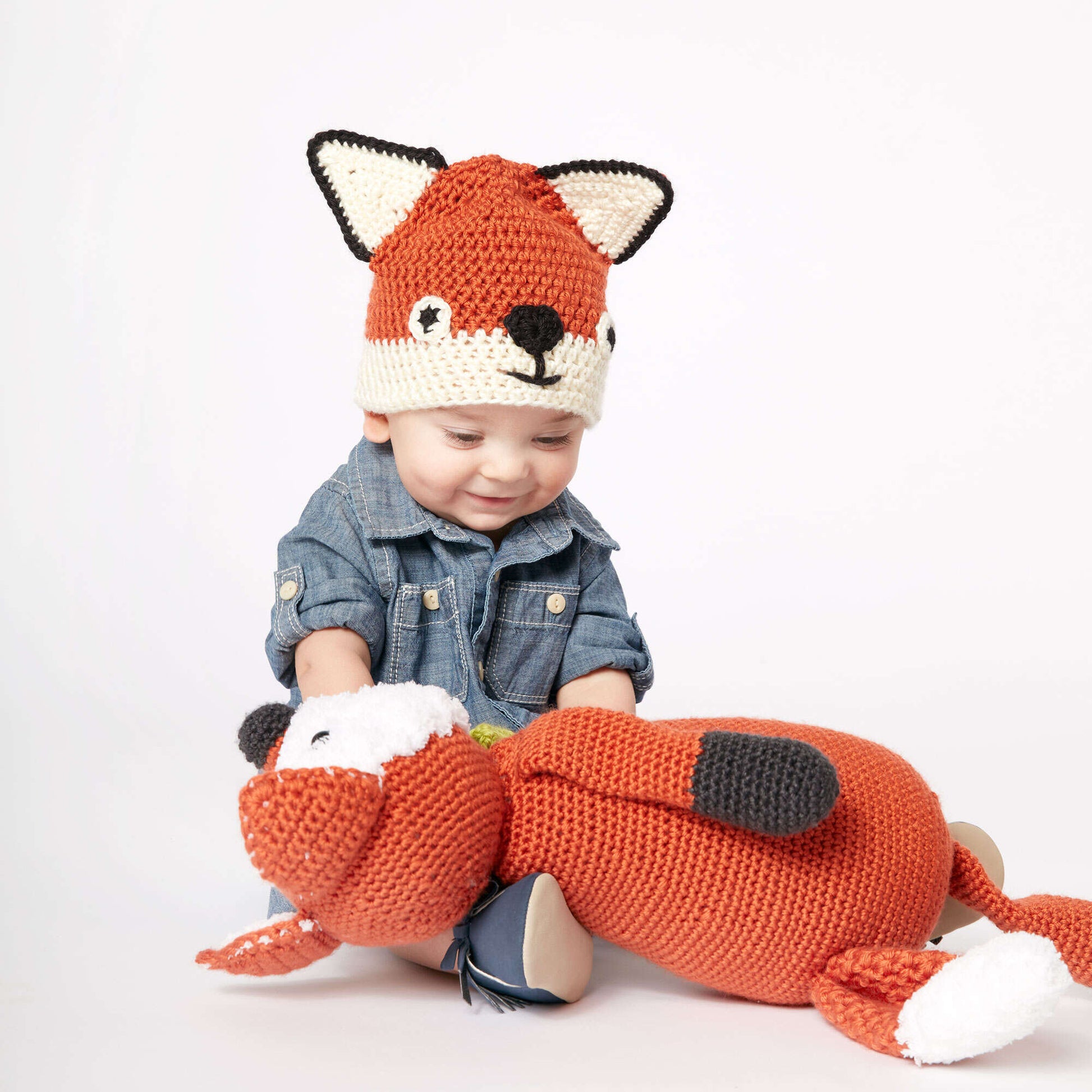 Free Caron Fox Hat Crochet Pattern