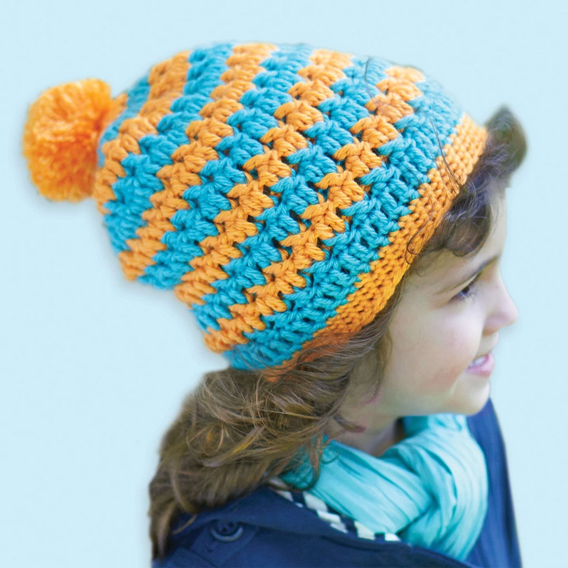 Free Caron Textured Hat Crochet Pattern