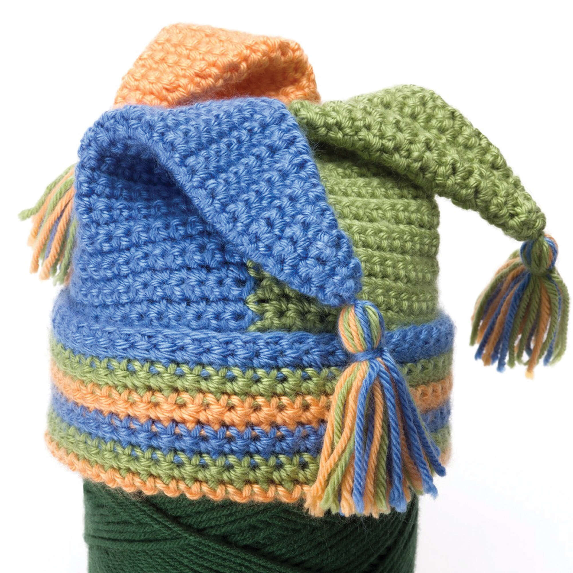Free Easy Caron Tripod Hat Crochet Pattern | Yarnspirations