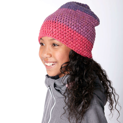 Caron Slouchy Crochet Beanie Single Size