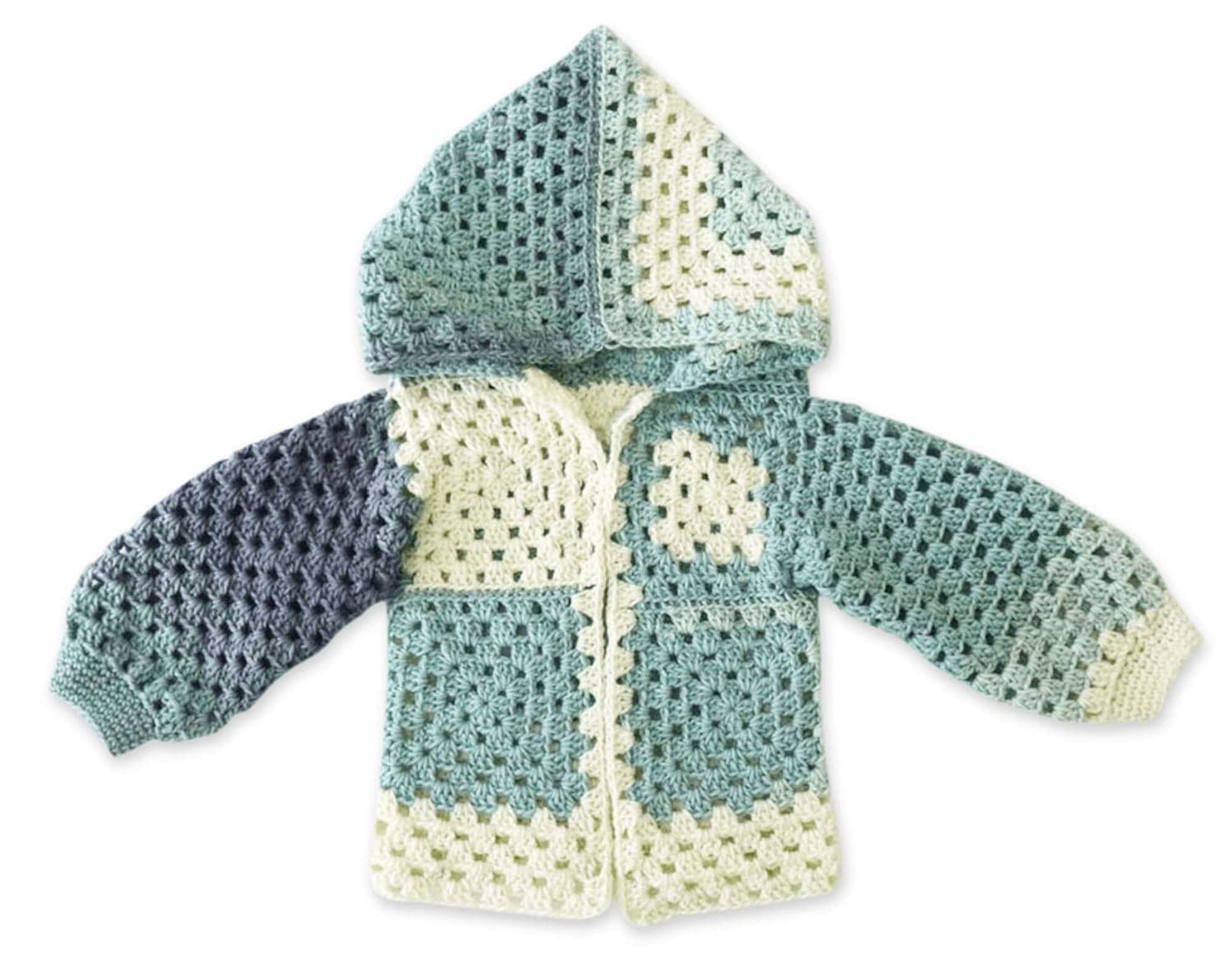 Free Caron Crochet Granny Jacket Pattern