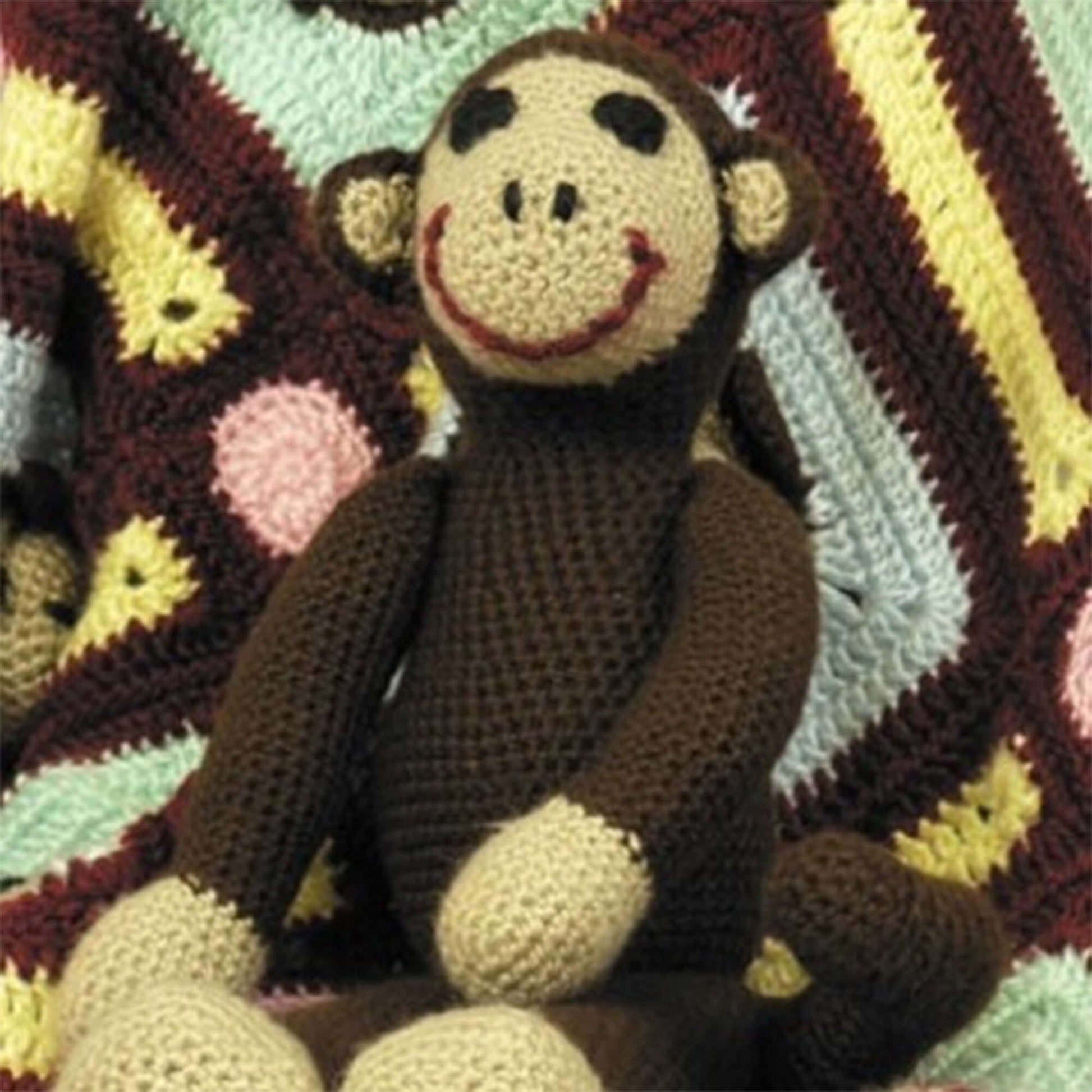 Free Caron Crochet Monkey Toy Pattern