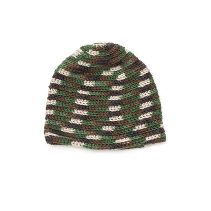 Caron Crochet Camo Hat Single Size