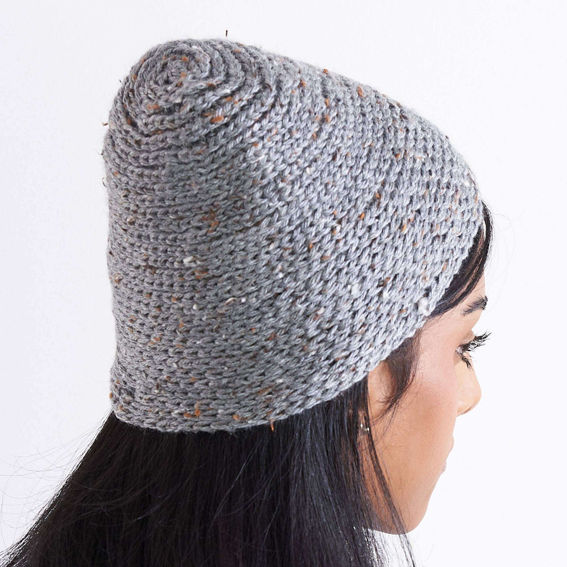 Free Caron Crochet Simple Spiral Hat Pattern
