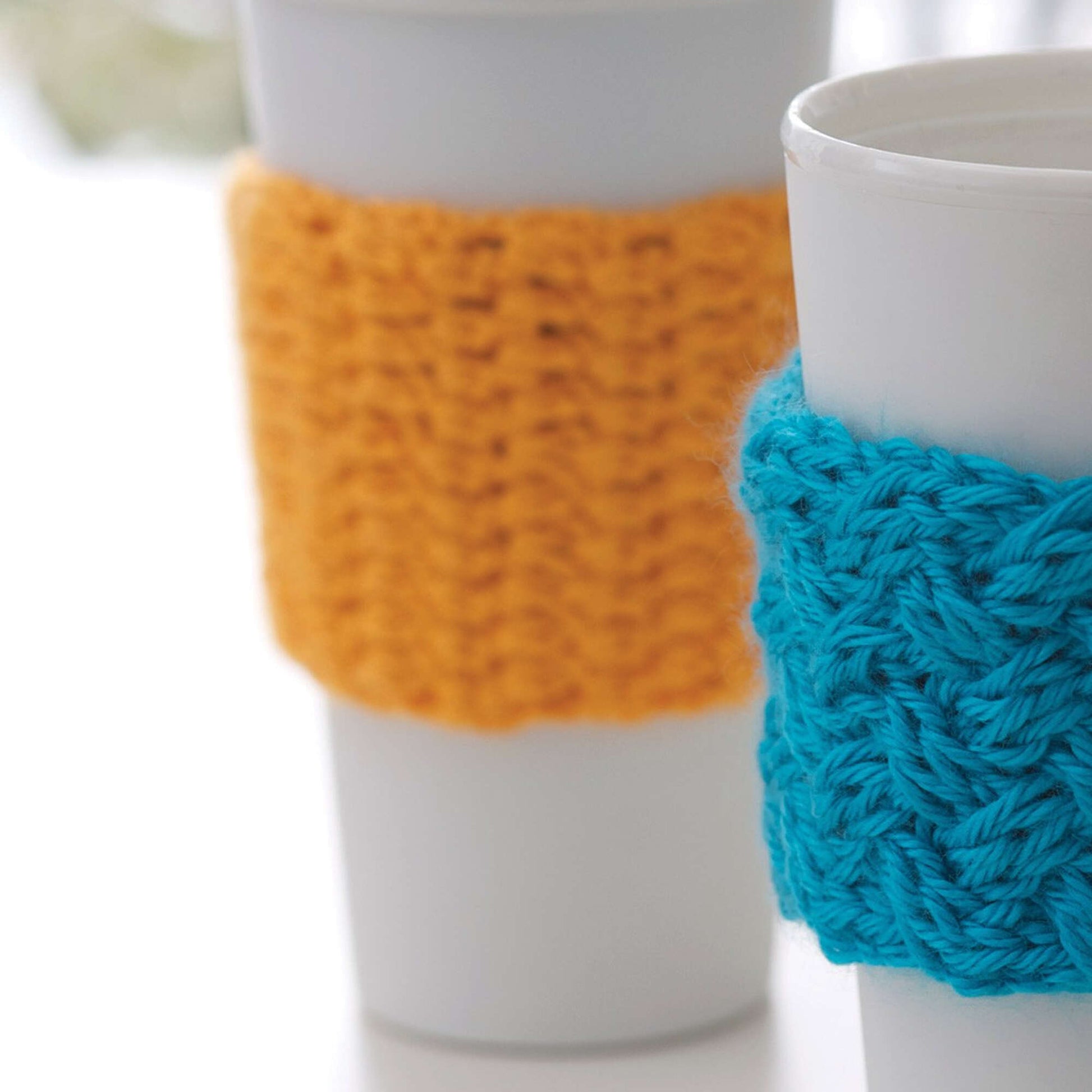 Free Caron Coffee-on-the-go Crochet Cozy Pattern