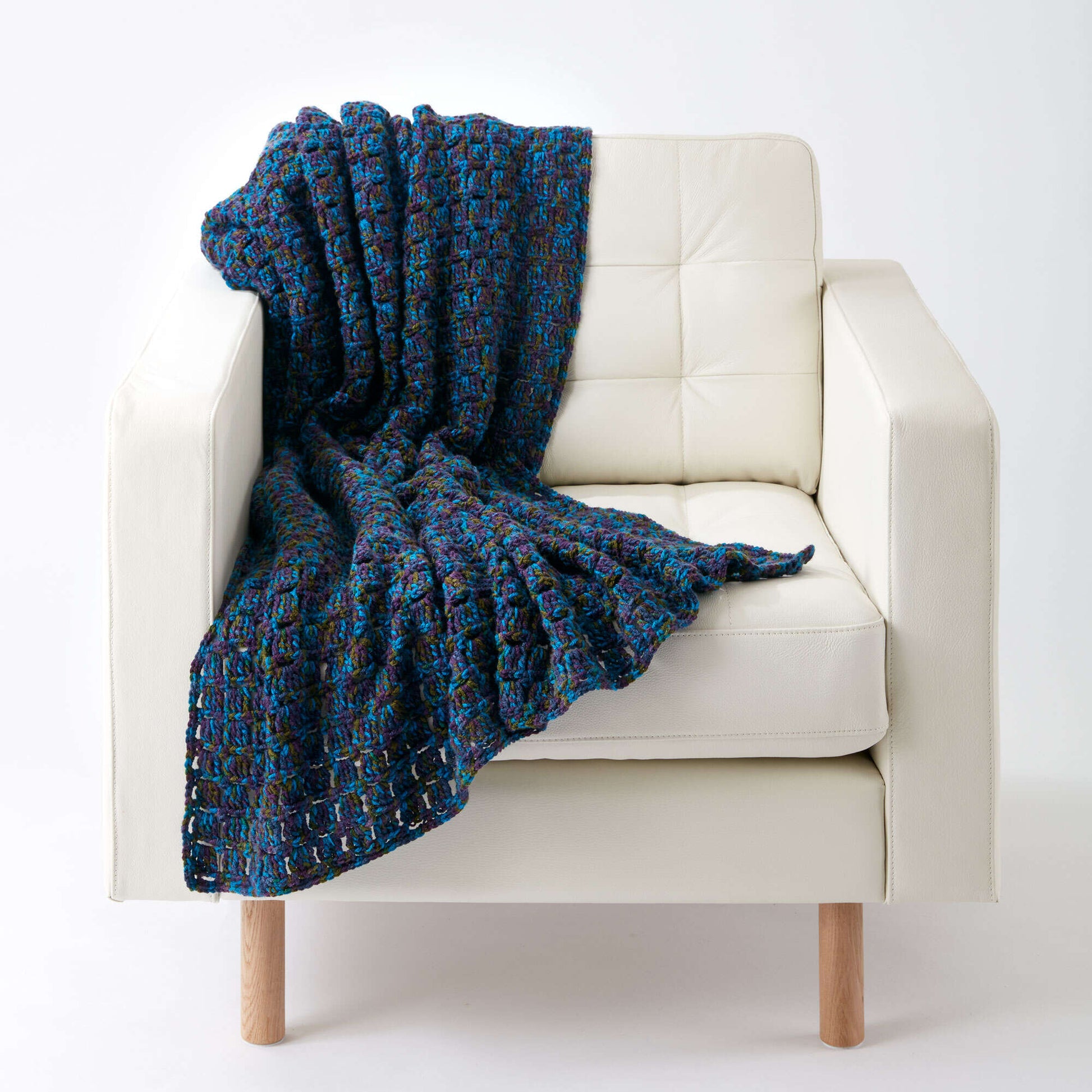 Free Caron Tiles In Style Crochet Blanket Pattern