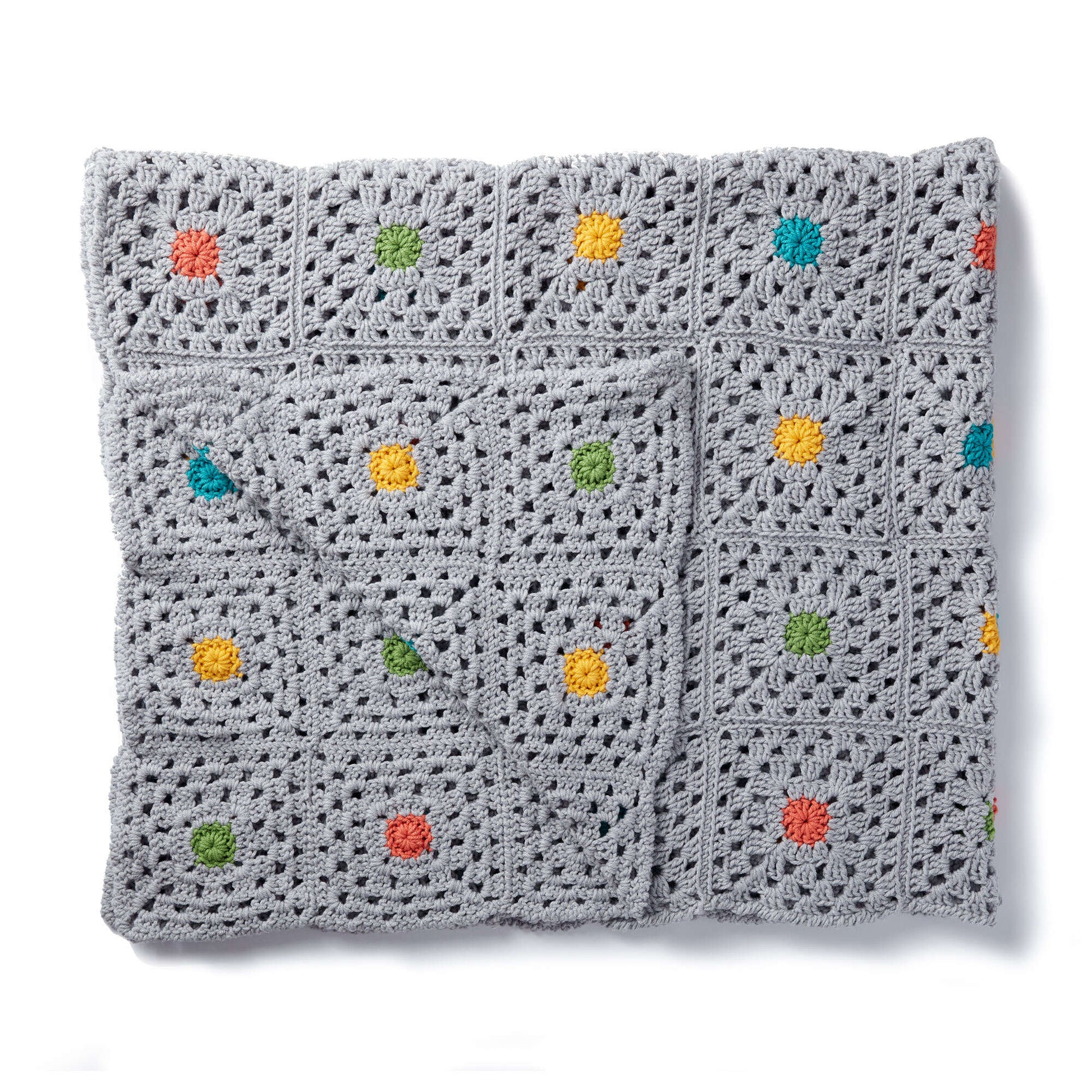 Caron Pin Point Crochet Blanket Single Size