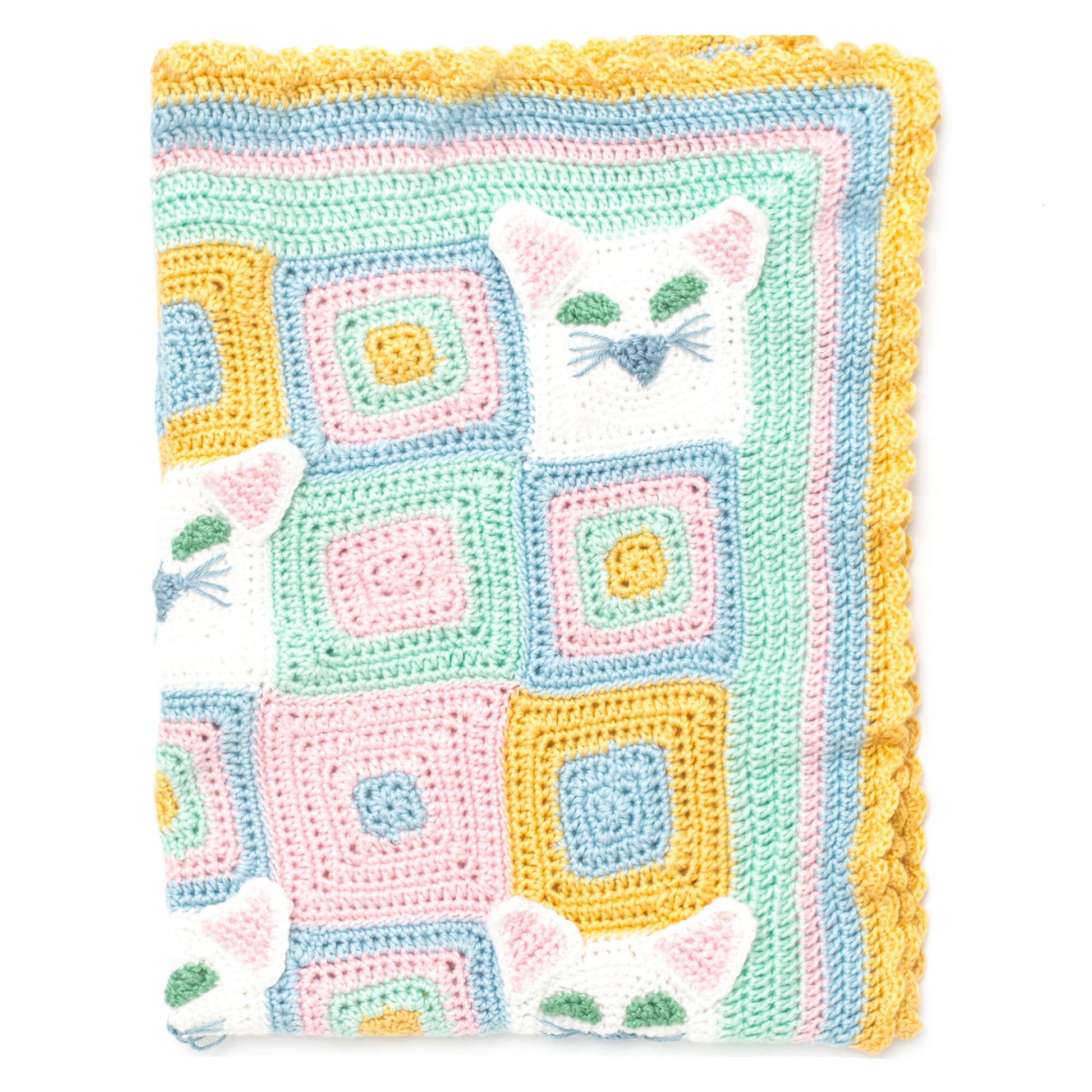 Free Caron Kitty Crochet Blanket Pattern