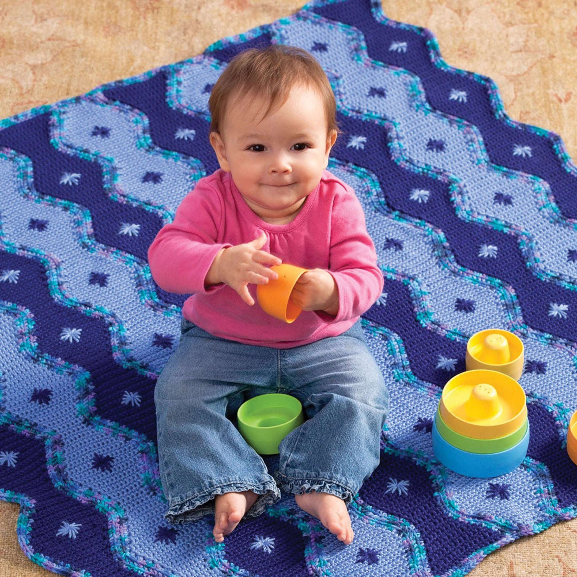 Free Caron Hills And Valley Play Mat Crochet Pattern