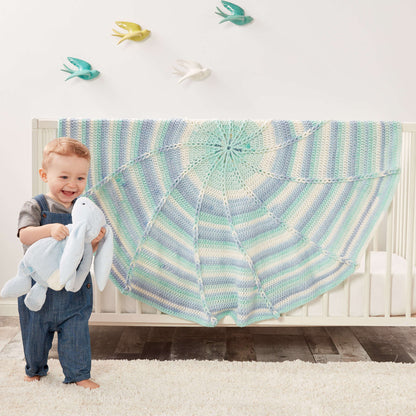 Caron Radiant Rays Crochet Blanket Single Size