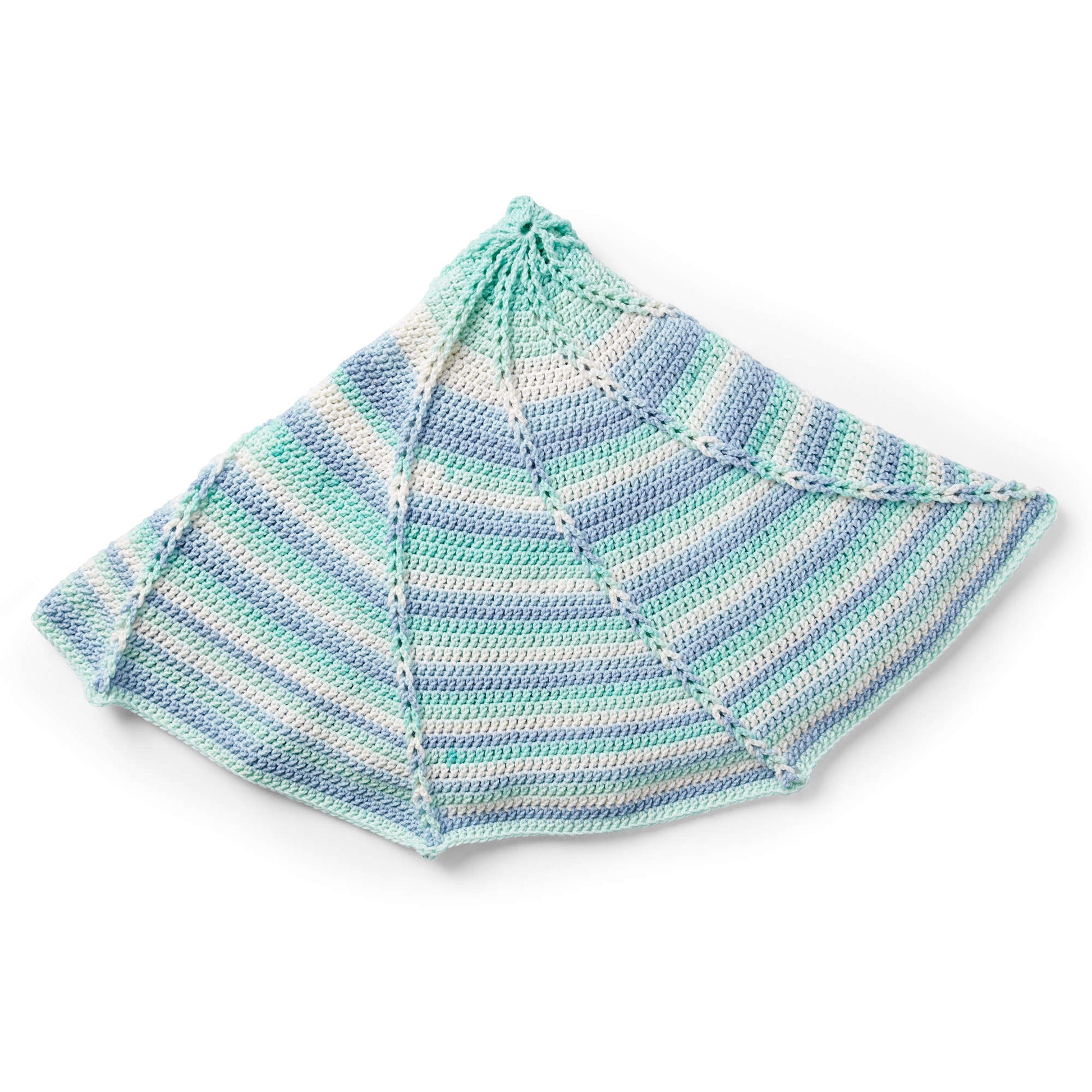 Free Caron Radiant Rays Crochet Blanket Pattern