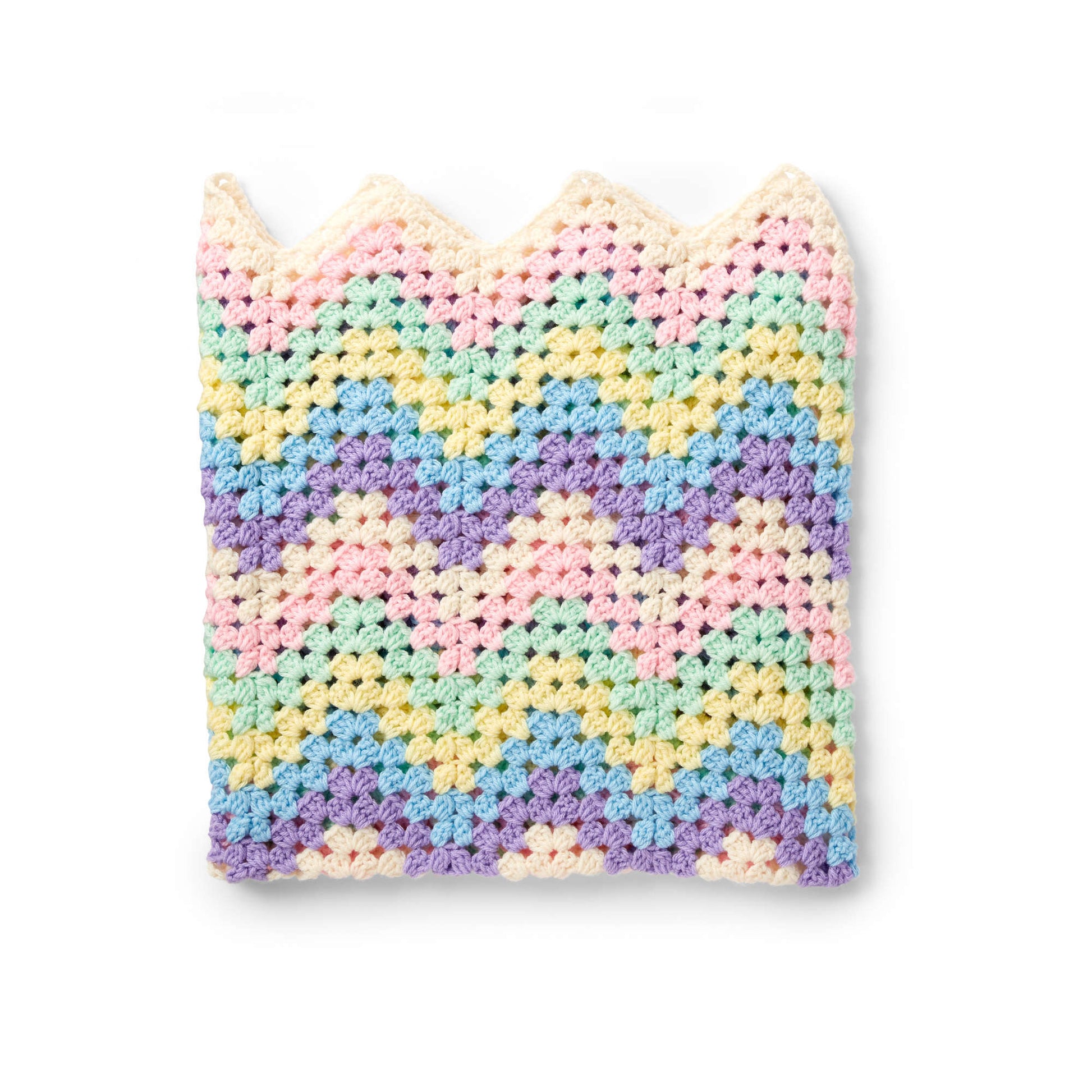 Free Caron Rainbow Crochet Blanket Pattern